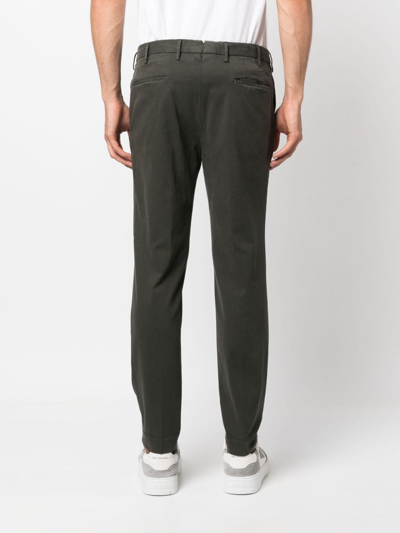 Incotex Low-rise Straight-leg Trousers In Green