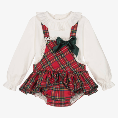 Tartan hotsell dungaree dress