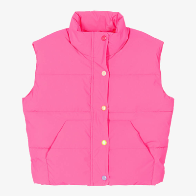 Shop Billieblush Girls Neon Pink Gilet