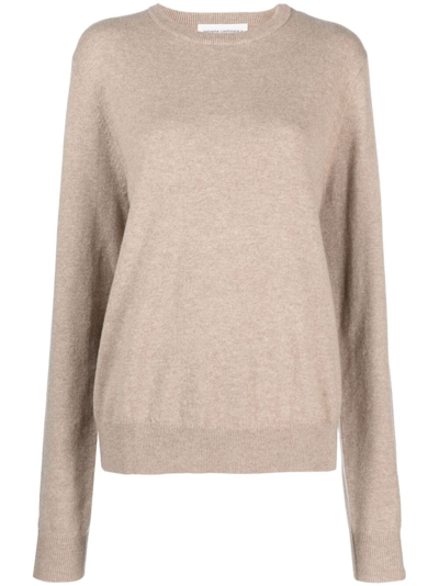 Shop Extreme Cashmere Classic Sweater In Beige