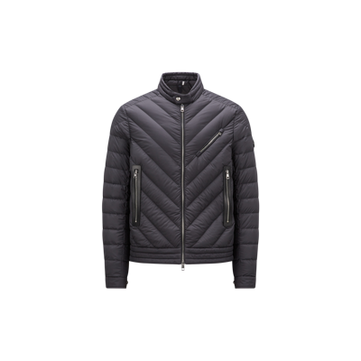 Shop Moncler Collection Tajuna Short Down Jacket Black