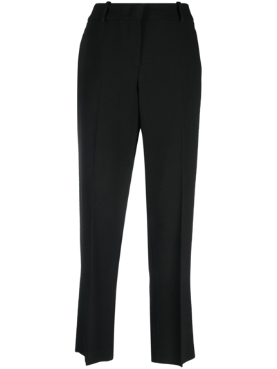 Shop Ermanno Scervino Straight-leg Tailored Trousers In Black