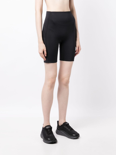 On Running Movement Stretch-jersey Shorts In Black