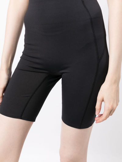 On Running Movement Stretch-jersey Shorts In Black