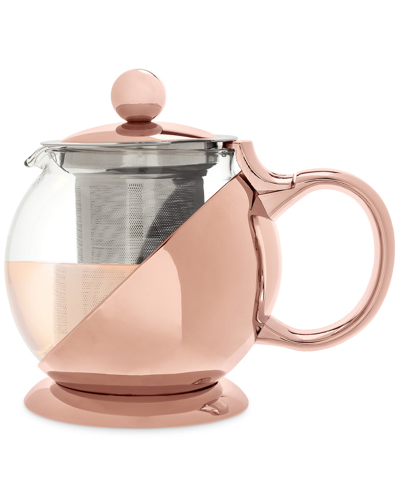 Shop Pinky Up Shelby Rose Gold Wrapped Teapot & Infuser