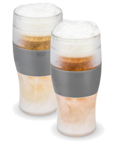 Host Beer Freeze Cooling Cup In Grey