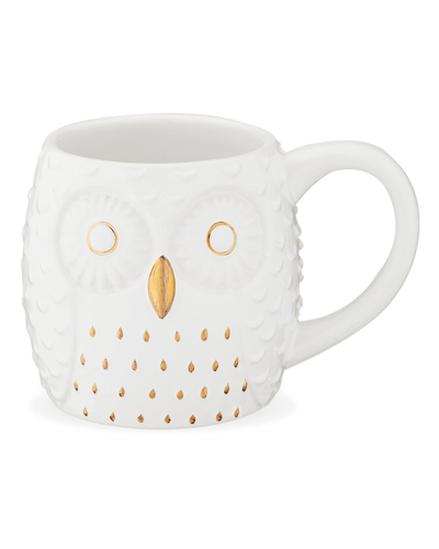 Shop Pinky Up (accessories) Olivia Ceramic Owl Mug In White