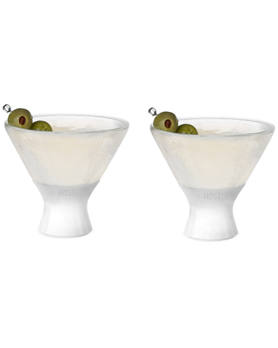 Shop Host Set Of 2 Freeze Martini Glasses