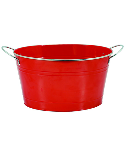 Shop Twine Big Red Galvanized Metal Tub