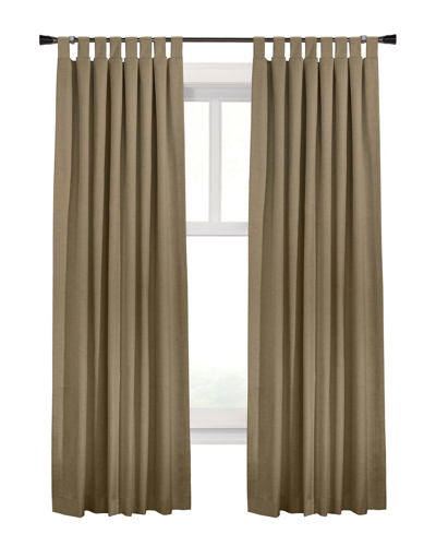 Thermaplus Tab Top Total Blackout Panel Pair In Grey