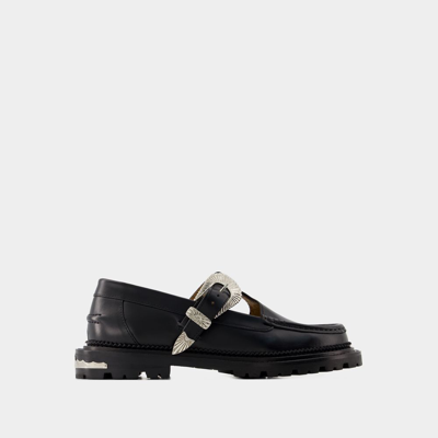 Shop Toga Virilis Aj1290 Loafers - - Leather - Black