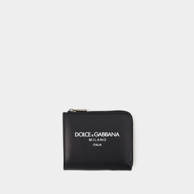 Shop Dolce & Gabbana Logo Wallet - Dolce&gabbana - Leather - Green