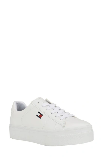 Shop Tommy Hilfiger Bueri Sneaker In White