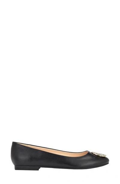 Tommy Hilfiger Womens Loafers Slip On In Black