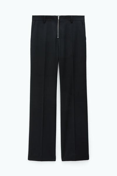 Shop Filippa K Bootcut Zip Trousers In Black