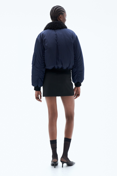 Shop Filippa K Bomber Jacket In Blue