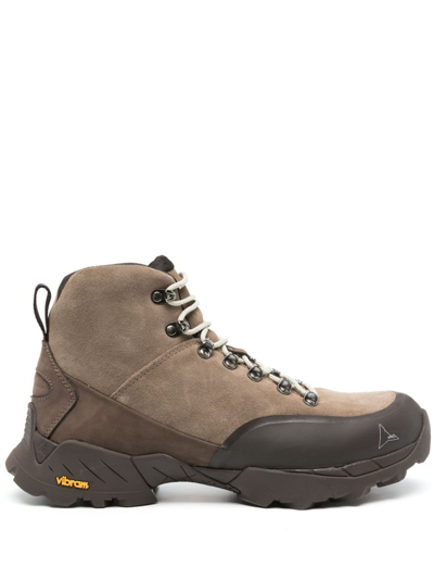 Shop Roa Brown Andreas Suede Hiking Boots