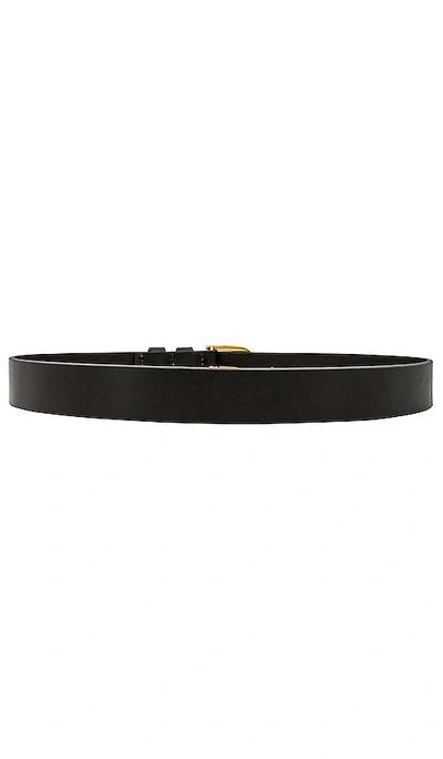 Frame Twist Buckle Belt In Chocolate