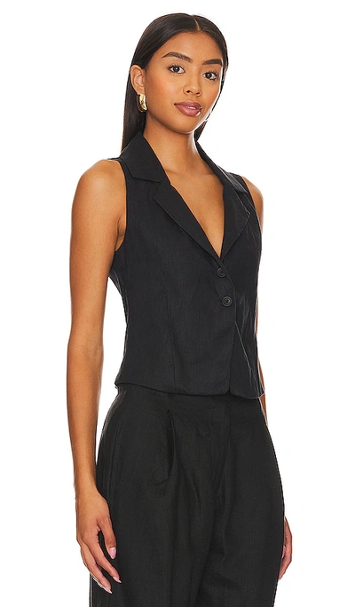 Faithfull The Brand Gabriel Top In Black