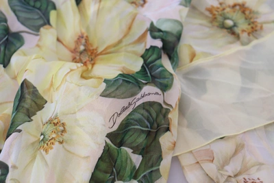 Shop Dolce & Gabbana Multicolor Silk Floral Print Long Maxi Women's Dress