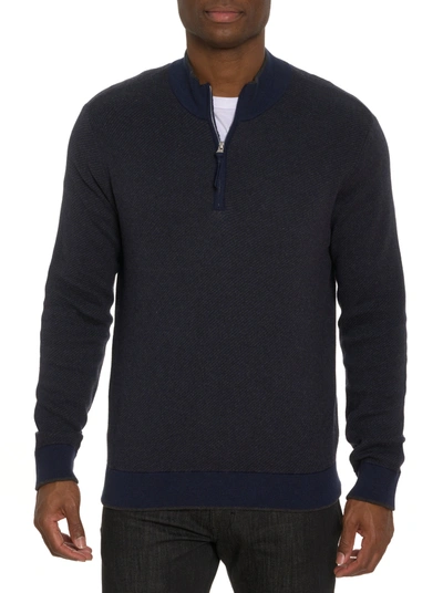 Shop Robert Graham Calabria Sweater In Navy