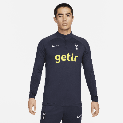 Shop Nike Tottenham Hotspur Strike  Men's Dri-fit Soccer Drill Top In Blue