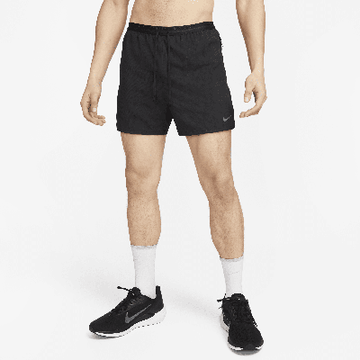 Shop Nike Men's Dri-fit Adv Run Division 4" Brief-lined Running Shorts In Black