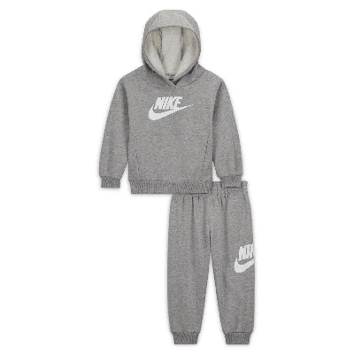 Shop Nike Sportswear Club Fleece Baby (12-24m) Hoodie Set In Grey