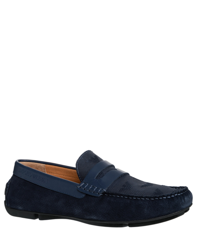 Shop Emporio Armani Loafers In Blue