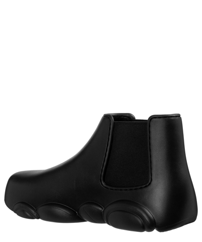 Shop Moschino Teddy Bear Ankle Boots In Black