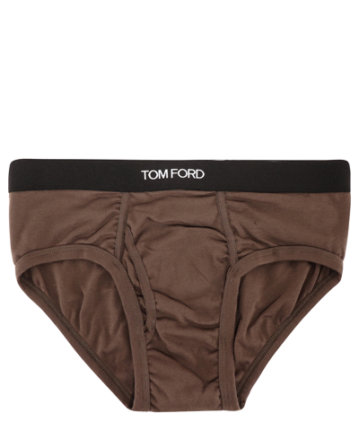 Shop Tom Ford Briefs In Green