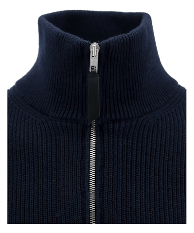 Shop Maison Margiela Roll-neck Sweater In Blue