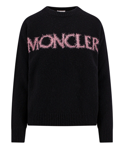 Shop Moncler Sweater In Black