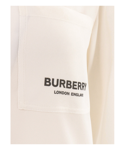 Shop Burberry Shirt In White