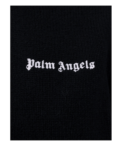 Shop Palm Angels Cardigan In Black