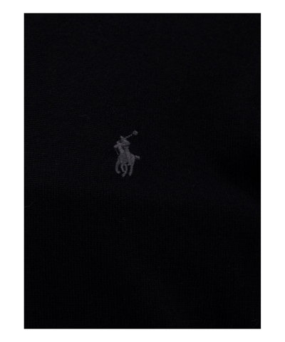 Shop Polo Ralph Lauren Roll-neck Sweater In Black