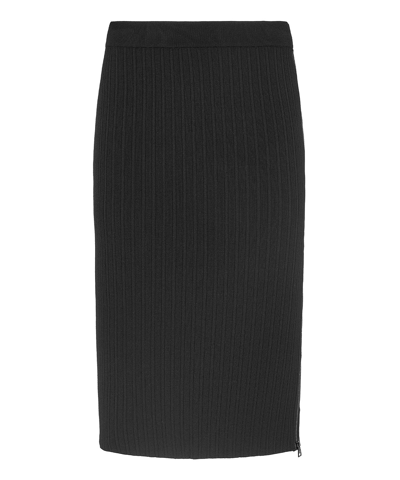 Shop Tom Ford Midi Skirt In Black