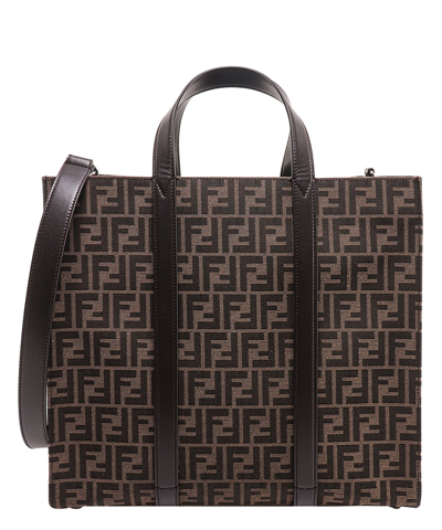 Shop Fendi Handbag In Brown