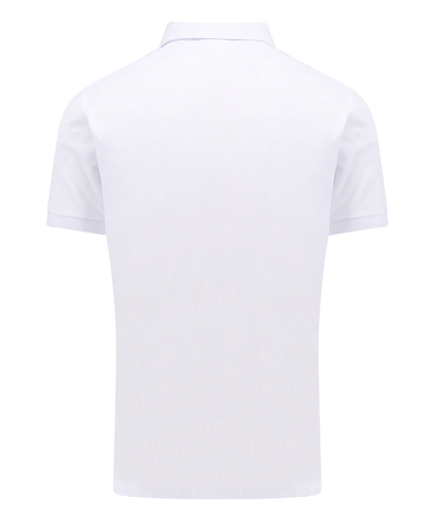 Shop Stone Island Polo Shirt In White