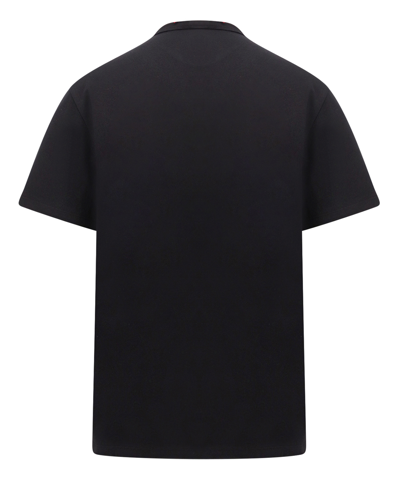Shop Alexander Mcqueen Skull Reflected T-shirt In Black