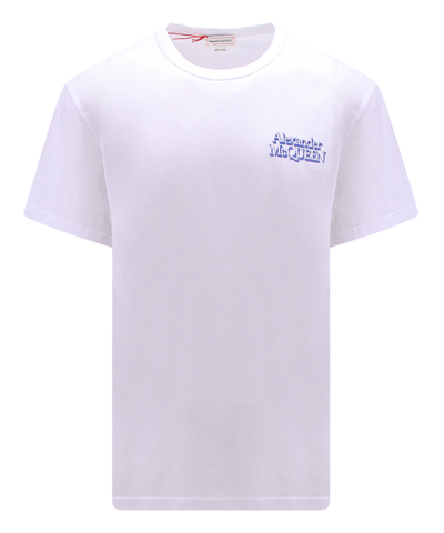 Shop Alexander Mcqueen T-shirt In White