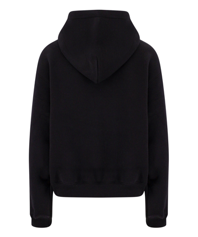 Alexander Wang Essential Terry Hoodie In Black