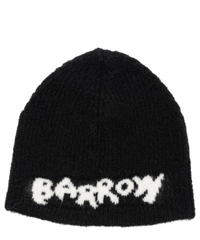Barrow Logo-embroidered Pull-on Beanie In Black