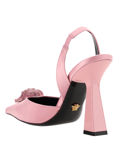 Shop Versace La Medusa Pumps In Pink