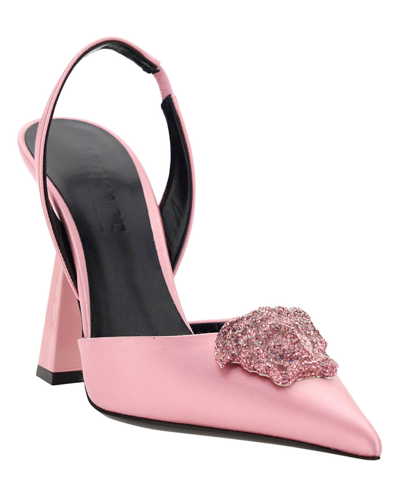 Shop Versace La Medusa Pumps In Pink