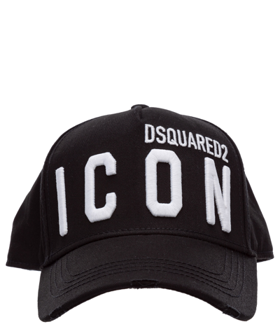 Shop Dsquared2 Icon Hat In Black