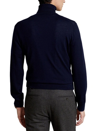 Shop Ralph Lauren Sweaters In Hunter Navy