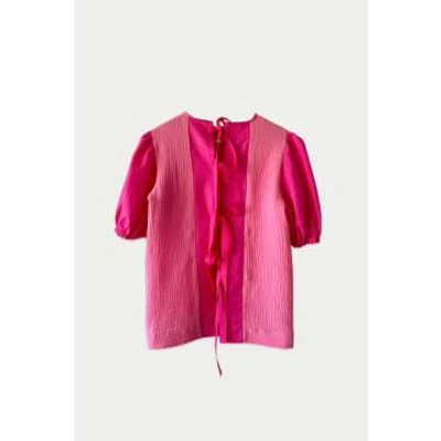 Shop Percy Langley Posey Top In Watermelon Pink By Katrina & Re