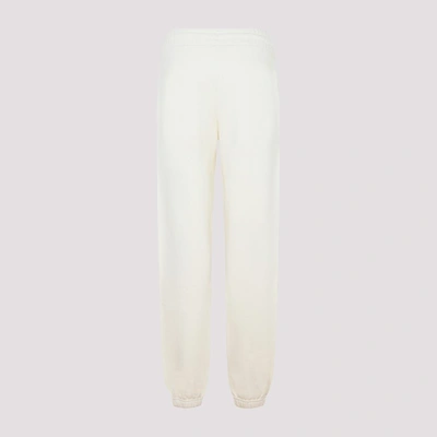Shop Off-white Flock Ow Cuff Sweatpant Pants In Black