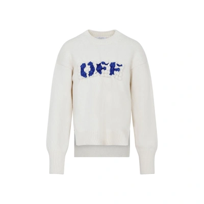 Shop Off-white Boiled Logo Crewneck Sweater